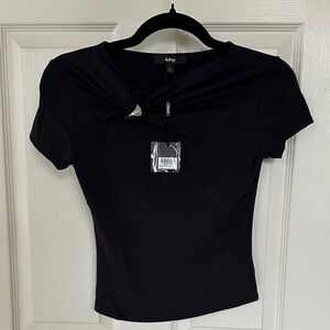 Khy Pierced Short Sleeve